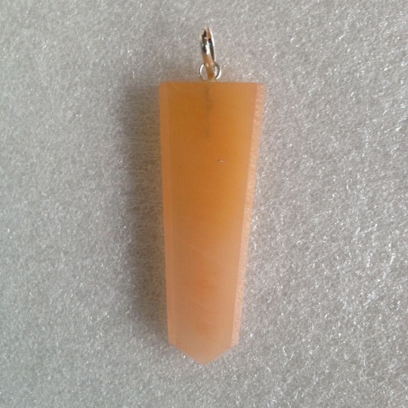Flat Pendant Yellow Aventurine Flat Pendant Yellow Aventurine